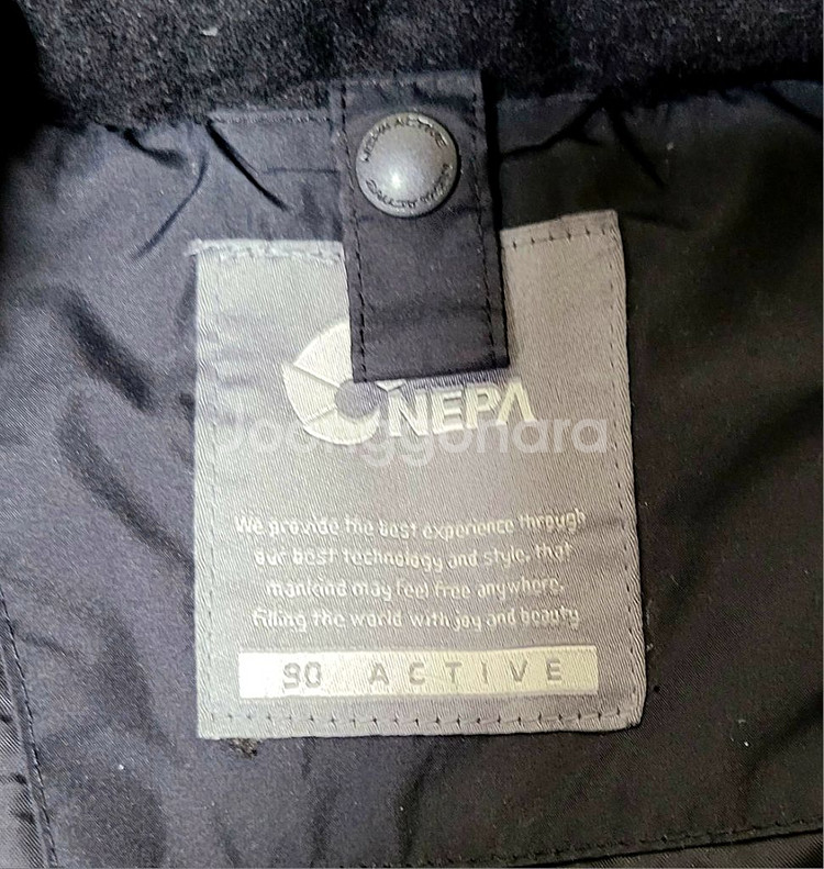 네파 구스다운 롱패딩 헤비다운 공용 90(남S 여L)--4