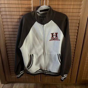 테켓 H zip up 브라운 집업자켓