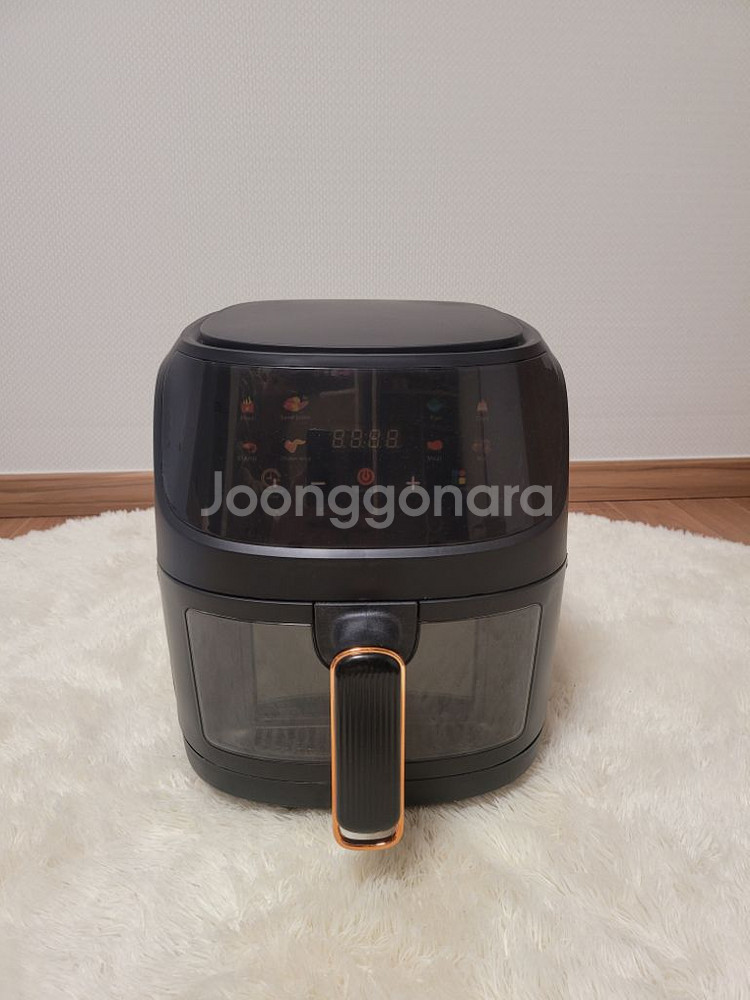 에어 프라이어 6L 검정(새상품)--0