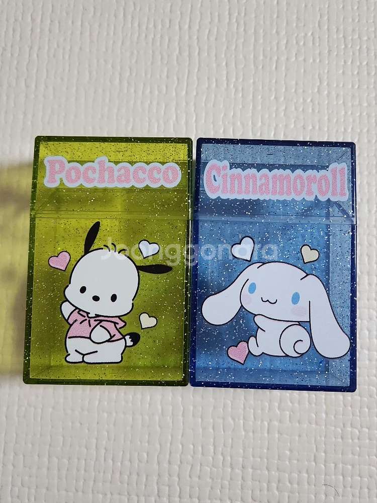산리오 글리터 사각 케이스 포차코 시나모롤--0