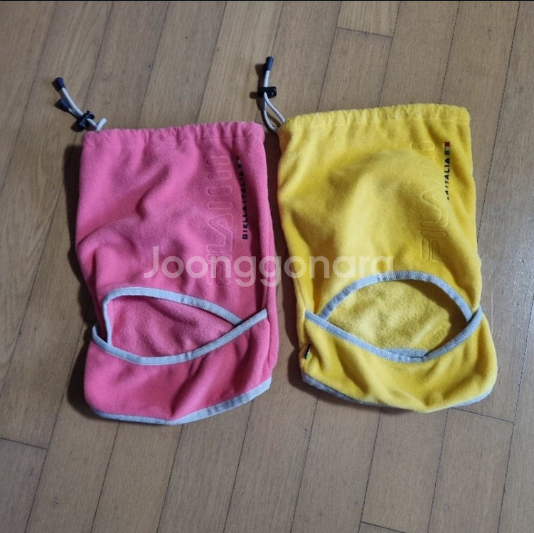 FILA 필라 아동 넥워머 새거 2개몽땅--0