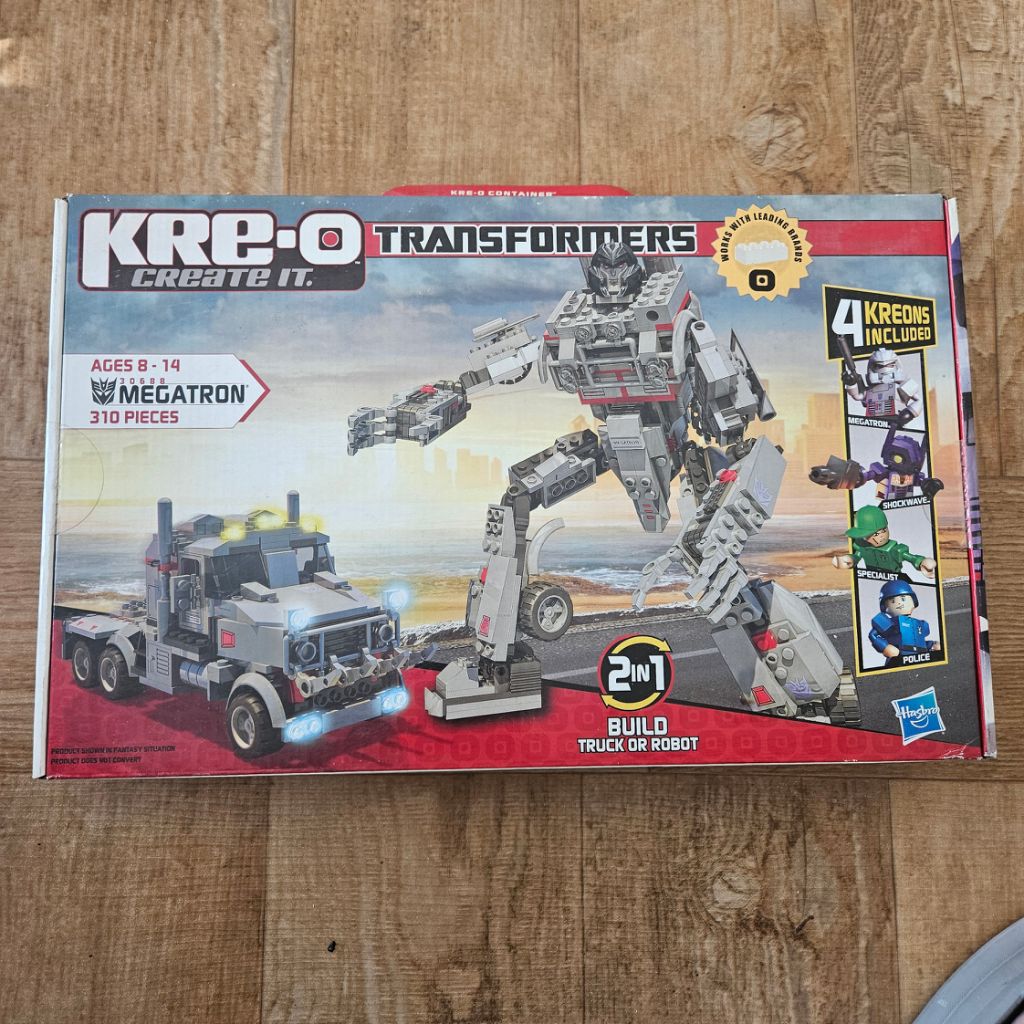 하스브로 크레오 트랜스포머 메가트론 블럭