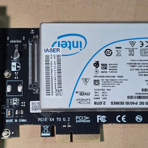 인텔 U.2 SSD 2TB PC호환