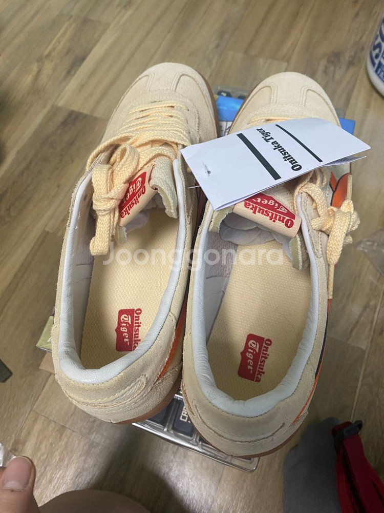 Onitsuka Tiger 토쿠텐 베이지/오렌지 새상품--0