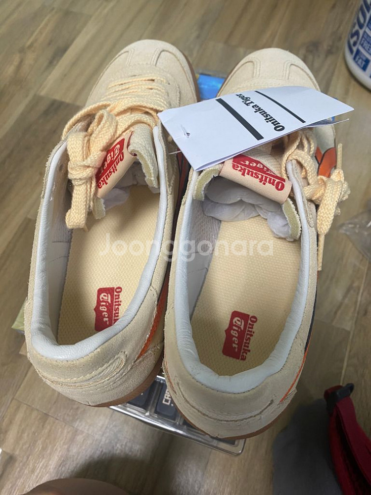 Onitsuka Tiger 토쿠텐 베이지/오렌지 새상품--1