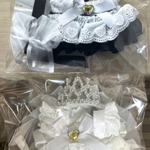 인형옷 솜인형옷 20cm 메이드복 웨딩드레스 미개봉 솜