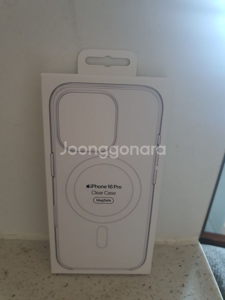 아이폰 16프로정품 맥세이프 투명케이스 미개봉새상품--0