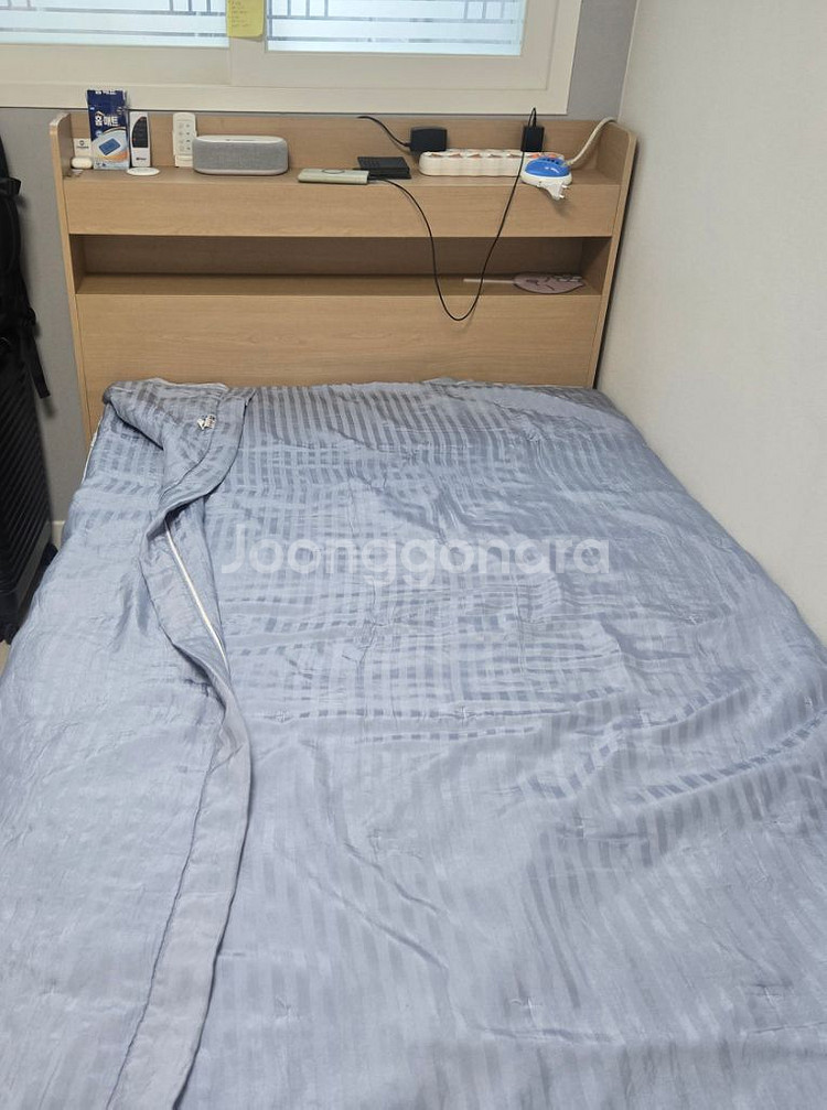 침대(싱글)서랍장겸용,메트리스포함--1
