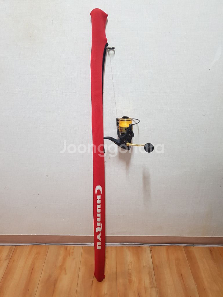 천류 원투낚시대+릴+채비+보관함 full set--5