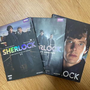 BBC 셜록 dvd 시즌1,2 셜록 케이스북 팝니다