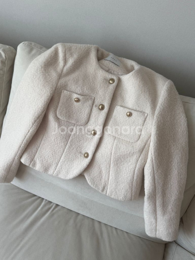 숏 코트 아이보리--2