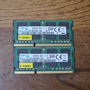 DDR3 4GB 노트북 램 2개