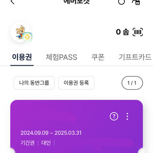 에버랜드 종일권 팝니다