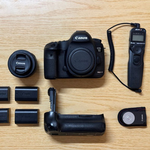 캐논 5D mark3 + 세로그립 + 50.8 오막삼