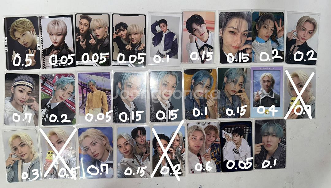 스키즈 필릭스 승민 창빈 포카 포토카드 판매 양도--0