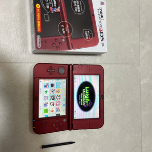 닌텐도 뉴 3ds xl 레드 판매합니다 박스o 충전기o