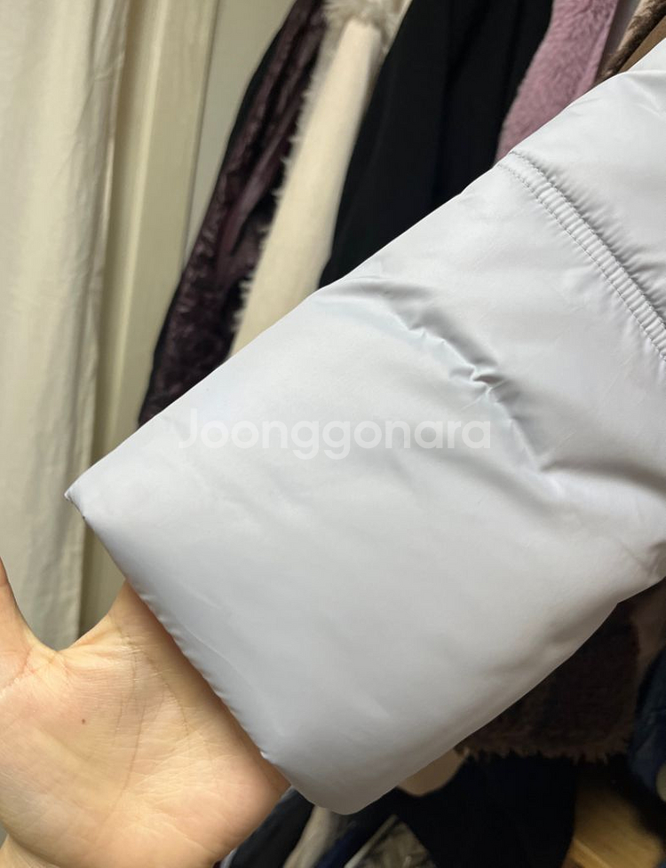 허그유어스킨 푸퍼패딩 그레이--2