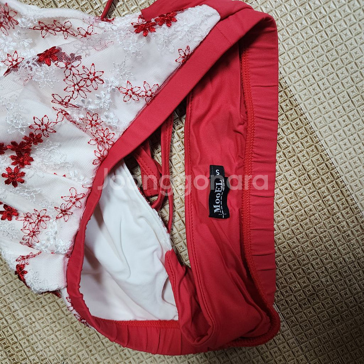 폴웨어 무엘 플로워 레드 상의--2