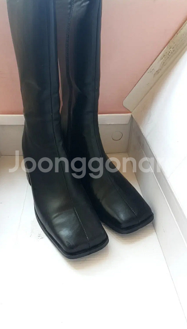 스퀘어롱부츠 250~255--1