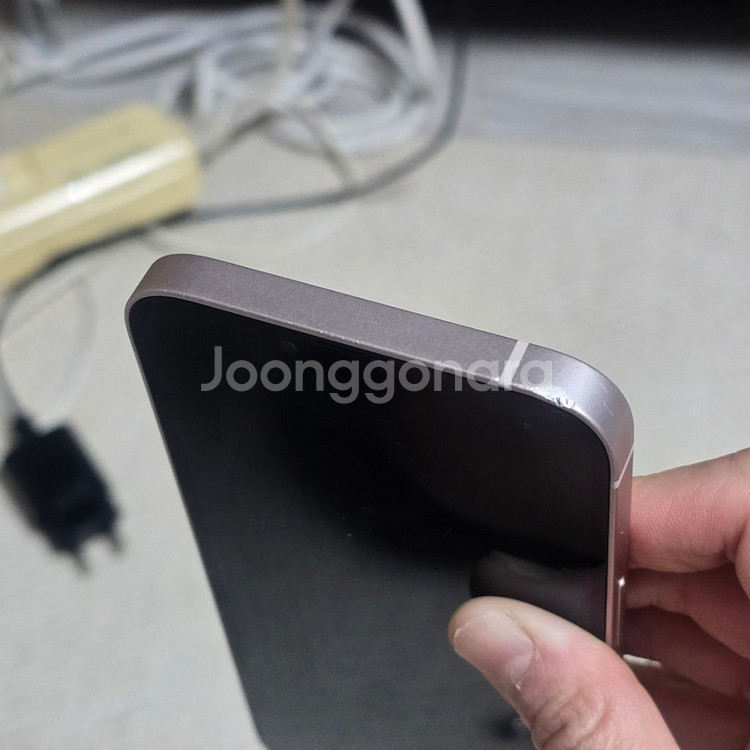 아이폰13 핑크 128GB +미개봉 투명케이스4개,강화--7
