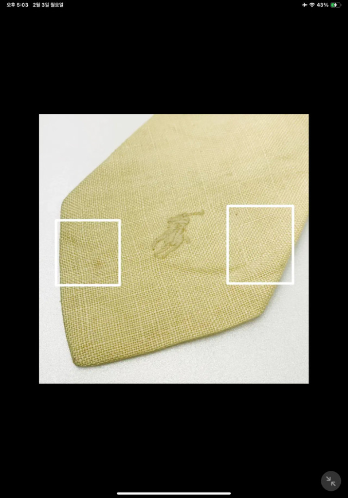 폴로 랄프로렌 포니 리넨 넥타이 이미지