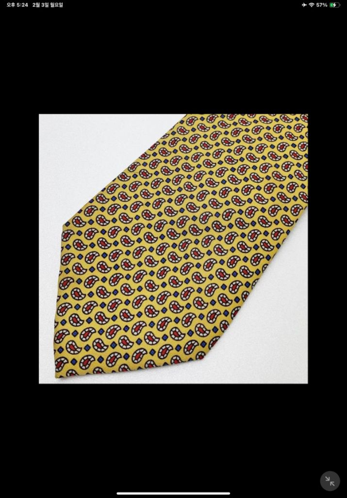 폴로 랄프로렌 빈티지 실크 넥타이 이미지