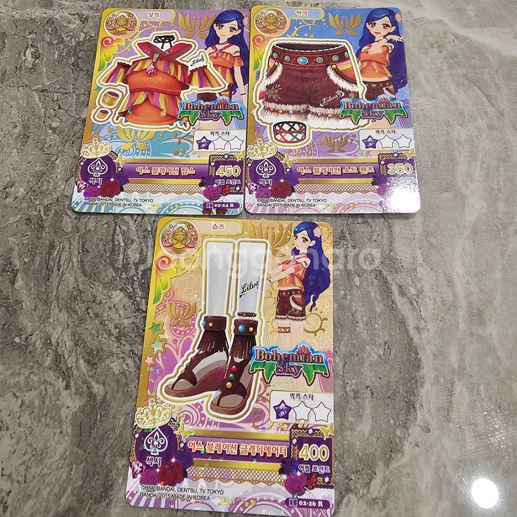 아이엠스타 카드 아이카츠 한판 3장세트 일괄판매--3