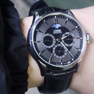 오리스 ORIS 아뜰리에 문페이즈 검판 신형 정품