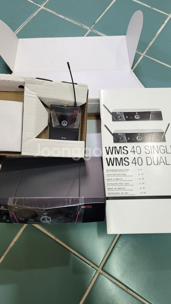 AKG WMS40PRO 무선마이크--1