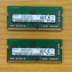 램 DDR4 8GB x 2 16GB 노트북 메모리