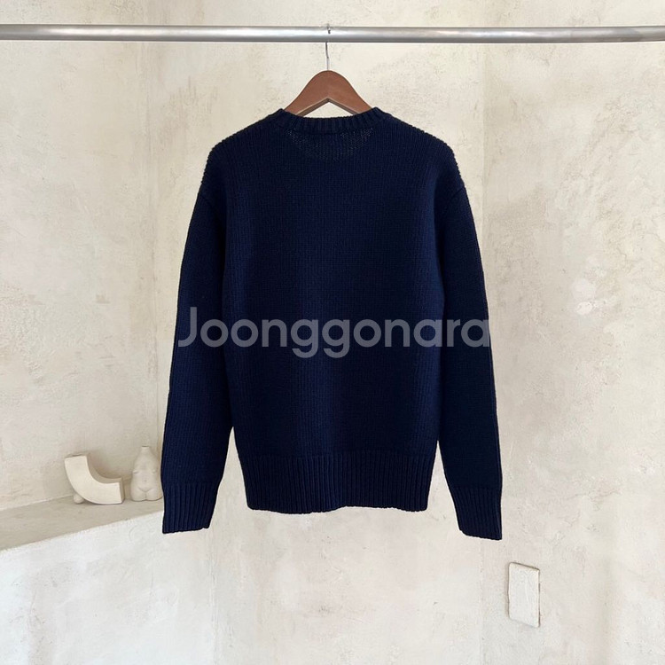 폴로 울 레터맨 스웨터--7