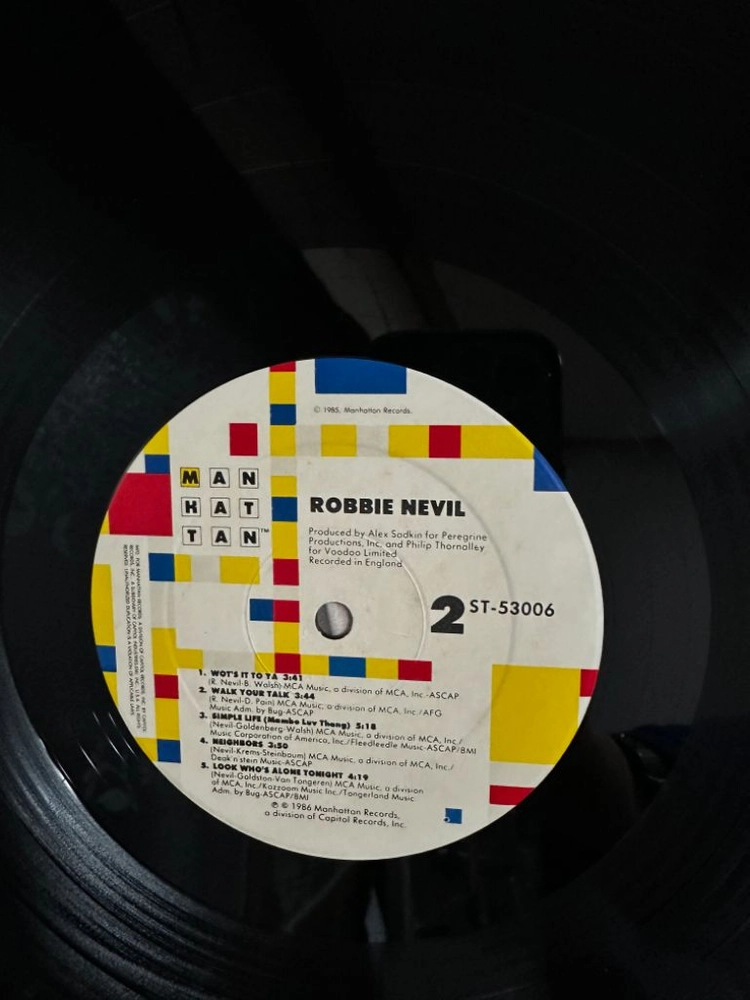 (민트급 알판)Robbie Nevil 1집(LP) 이미지