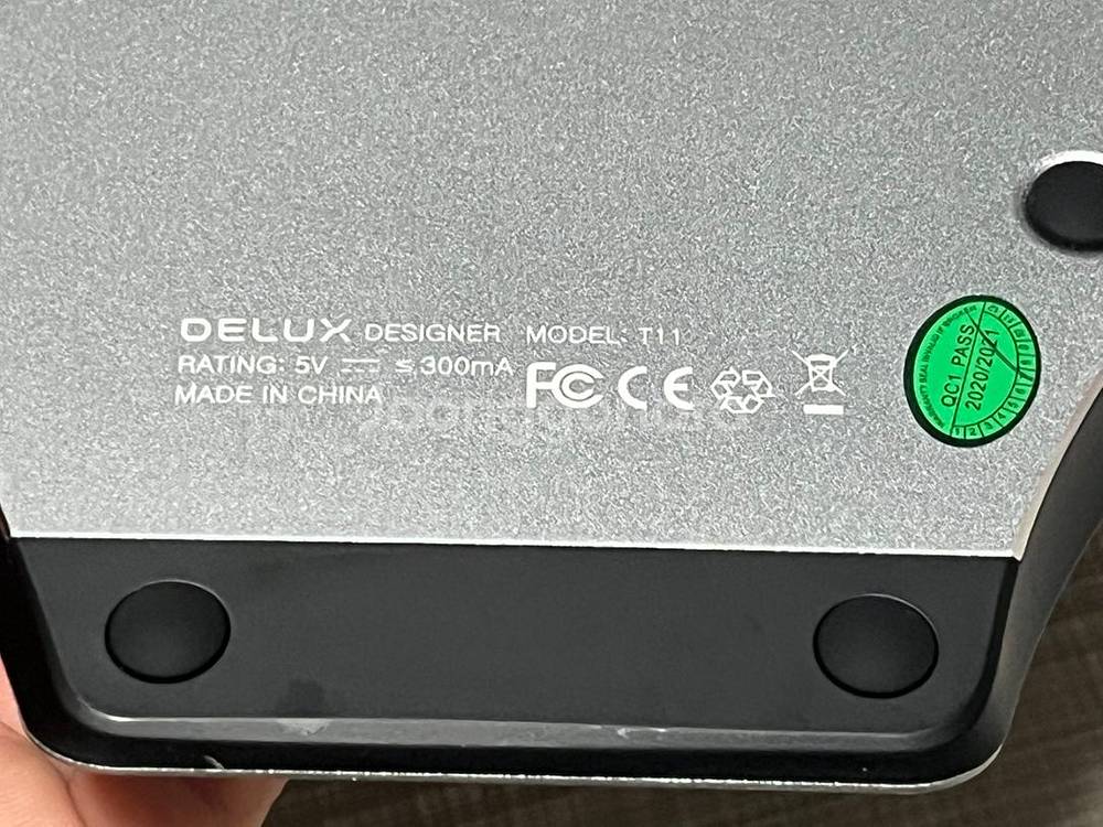 Delux Designer 디자이너 T11 한손 키보드--4