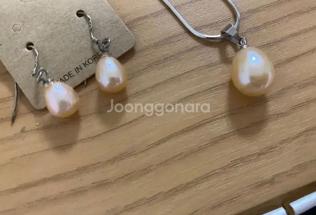 천연진주 담수진주 네크리스 목걸이--1