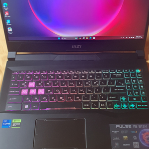 msi펄스15 게이밍노트북 i7-32g-2tb-4070