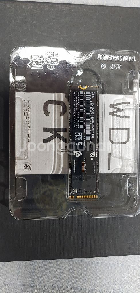 WD BLACK SN850X GEN4 2TB--2