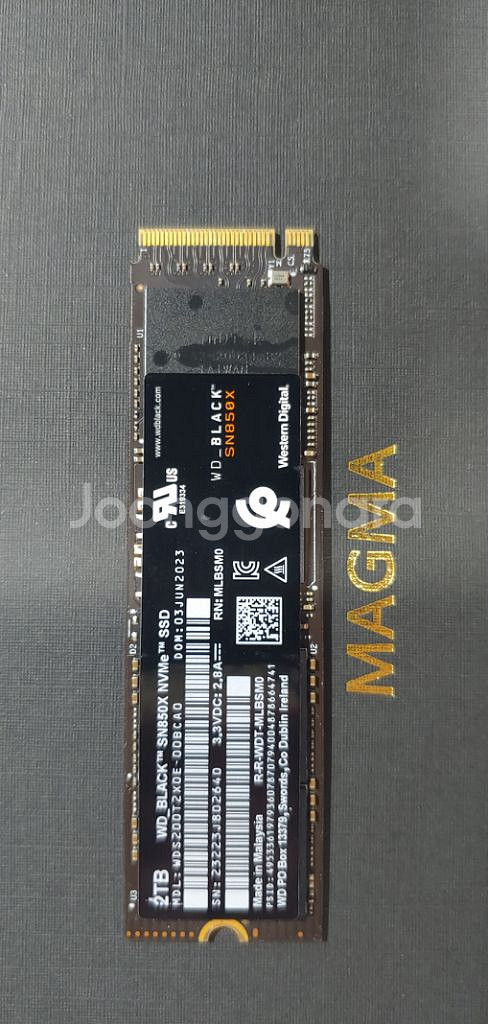 WD BLACK SN850X GEN4 2TB--3