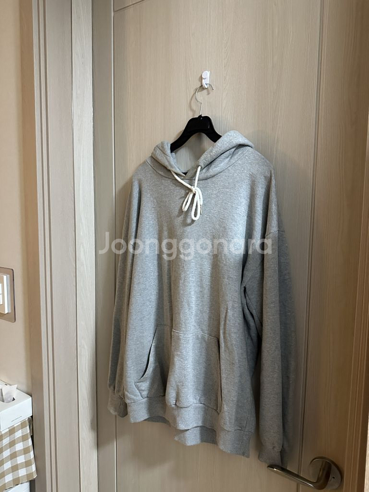 옷장정리 ㅣ 무지그레이후드티 무지 심플후드티셔츠 오버핏--5