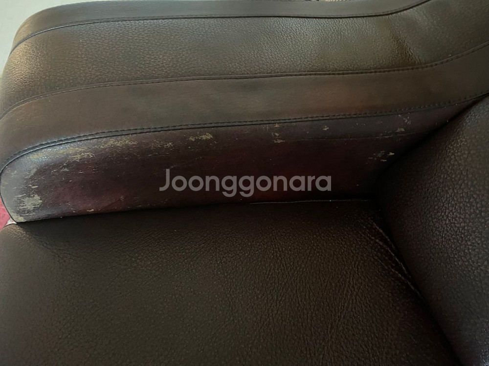 장인가구 가죽 소파--1