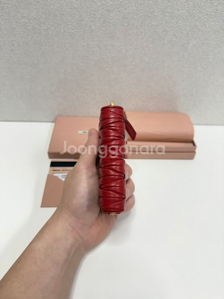 (백화점)미우미우 마테라쎄 지퍼 카드지갑--7