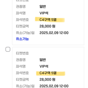 2/9 흥국생명VS페퍼저축은행 1층 C4구역 2연석