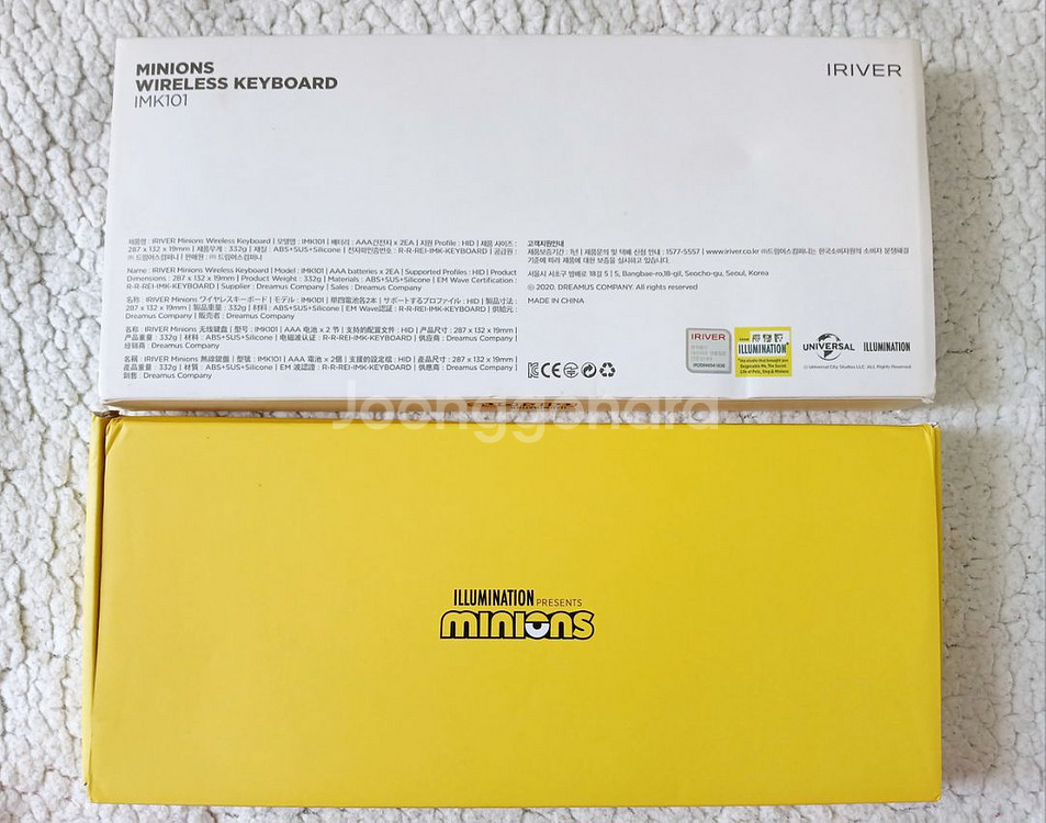 미니언즈 블루투스 무선 키보드 싸게 판매합니다!--1
