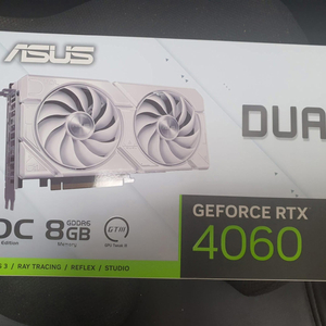 ASUS DUAL RTX 4060 O8G EVO 화이트