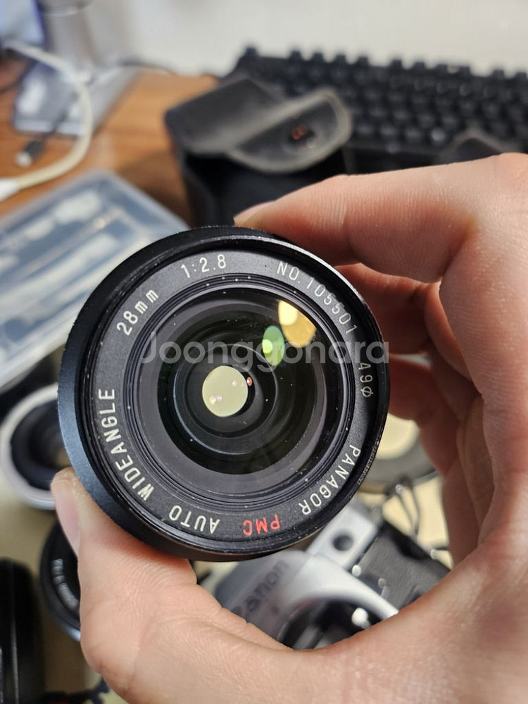 AE-1 카메라, 50mm 1.4 렌즈, 28mm 2.--3