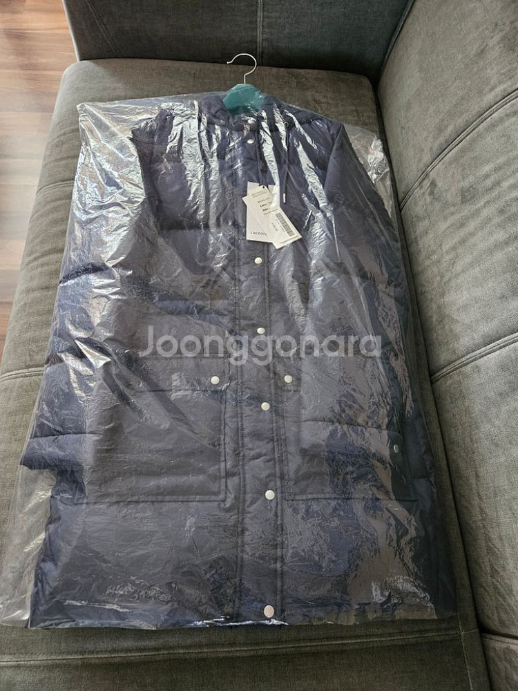 라코스테 여성 후드 롱 다운코트 판매해요(택포)--9