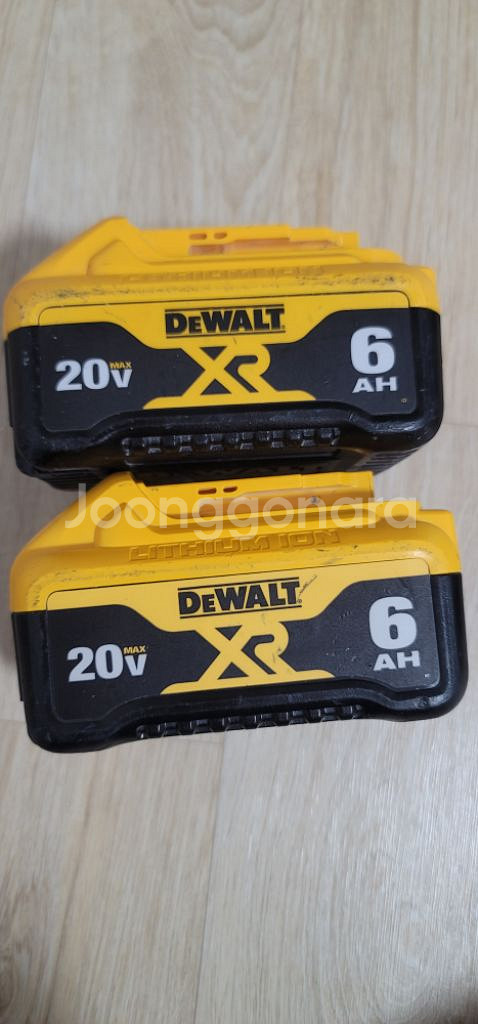 디월트 배터리 정품 20V6AH--3