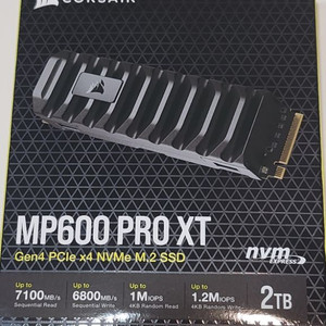 커세어 SSD 2TB MP600 PRO XT