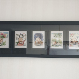 동자승액자 십자수액자 #거의새거#