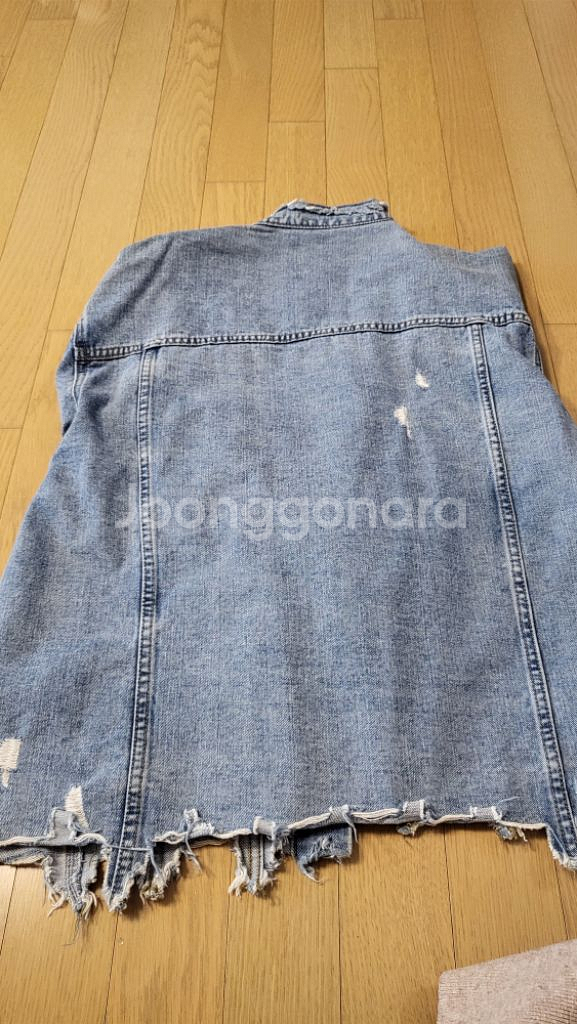 노카라 연청자켓 육육걸즈 청자켓--7