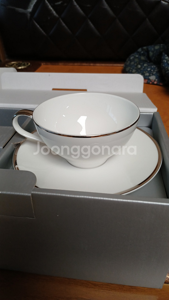 국정원 한국도자기 커피잔 2조 미사용 대통령 청와대--3